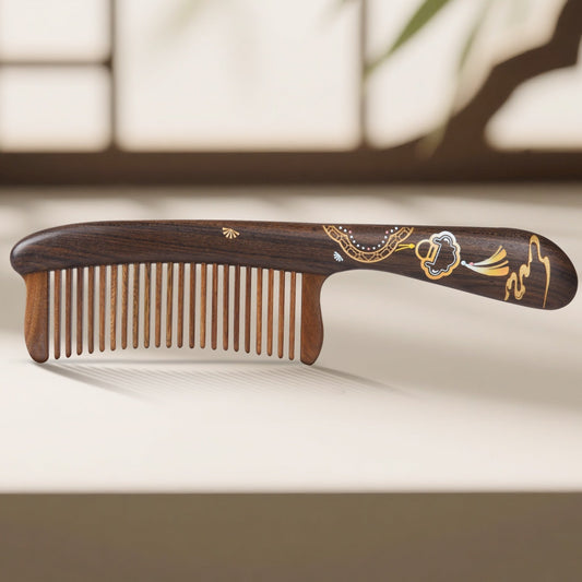 Wooden Handcrafted Hair Artisan Comb